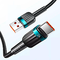 Кабель зарядний Toocki USB Type-C 2м 100W black