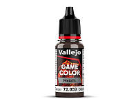 72059 NEW Vallejo Game Color Metallic: Hammered Copper (18ml)