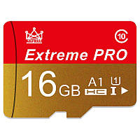 MicroSD Карта памяти Extreme Pro 16Gb Class 10 + SD-адаптер