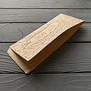 Упаковка для хот-догів крафт 230х90мм (середня жиростійкість 40гр/м2) 97Ф, фото 2