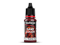 72012 NEW Vallejo Game Color: Scarlet Red (18ml)