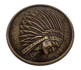 Прикраса КОНЧО 20 мм СК-046 колір бронза