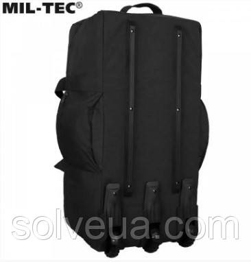 Сумка-рюкзак армійська на колесах black 118л Mil-Tec 13854002.solve, фото 1
