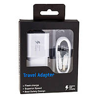 Сетевое Зарядное Устройство Samsung EP-TA600 Fast Charging Micro USB Цвет Белый