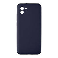 Чехол для Samsung A03 4G Full Case No Logo with frame Цвет 08 Dark Blue