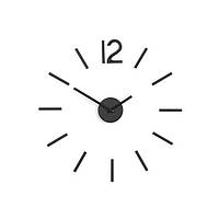 Настенные часы Ø 100 см черные Blink Wall Clock Umbra (1005400-040)