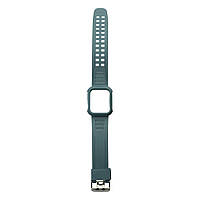 Ремешок для Apple Watch Band Silicone Shine + Protect Case 40/41 mm Цвет Midnight Green