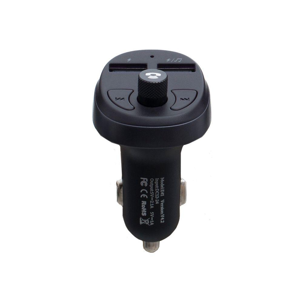 Модулятор Hoco E41 Wireless FM Transmitter Цвет Чёрный - фото 1 - id-p1886209586