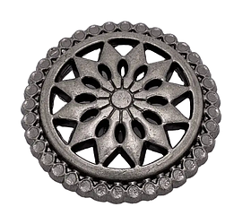 Прикраса КОНЧО 20мм СК-018 колір старе срібло