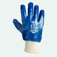 Рукавички нітрилові, МБС, з подвійним нітриловим покриттям ДОЛОНІ 850