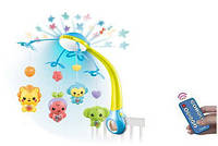 Карусель-проектор, 20 мелодій, на ліжечко з ПУ та проектор Зоряного неба" 44753, блакитний