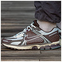 Мужские кроссовки Nike Zoom Vomero 5 Brown White, коричневые кожаные кроссовки найк зум вомеро 5