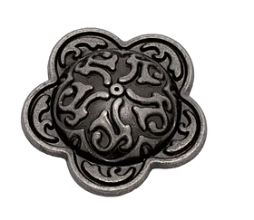 Прикраса КОНЧО 17 мм СК-066 колір стара срібло