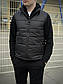 Жилет чоловічий утеплений без капюшона чорний., фото 7