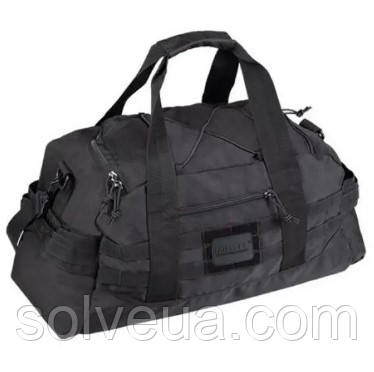 Сумка дорожня тактична Mil-tec 54 л. чорна 13828102.solve, фото 1
