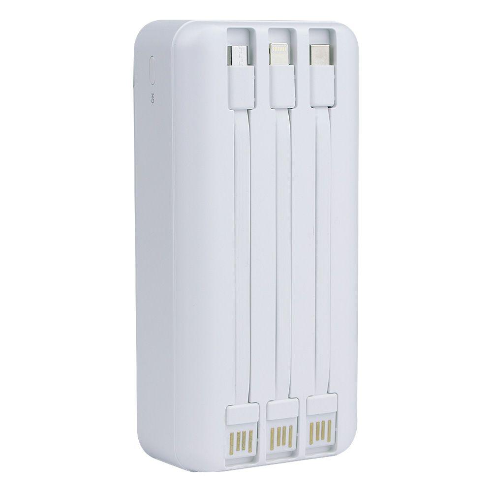 Power Bank Remax RPP-103 Lesu Series 30000 mAh Цвет Белый - фото 1 - id-p1886183336