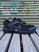 Мужские кроссовки Nike Shield (чёрные) тонкие повседневные кроссы 5382-5 43 vkross