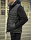 Жилет чоловічий утеплений без капюшона чорний., фото 8