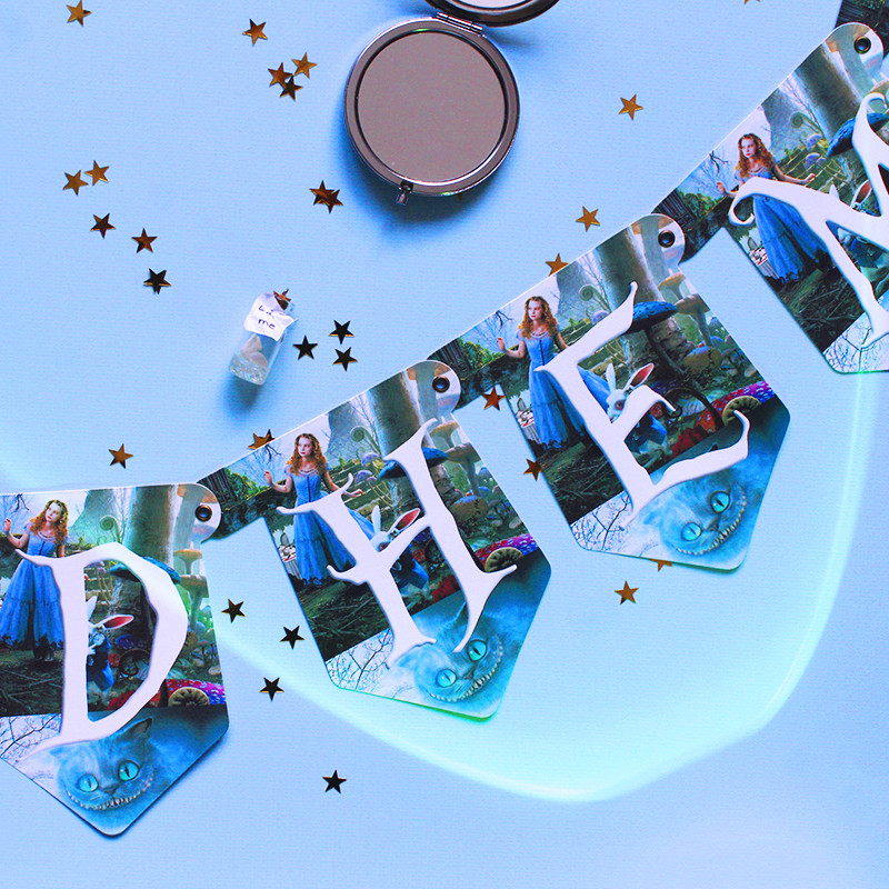 "Аліса в Країні Чудес" - Гірлянда Букви довжина - до 2м., УКР, фото 1