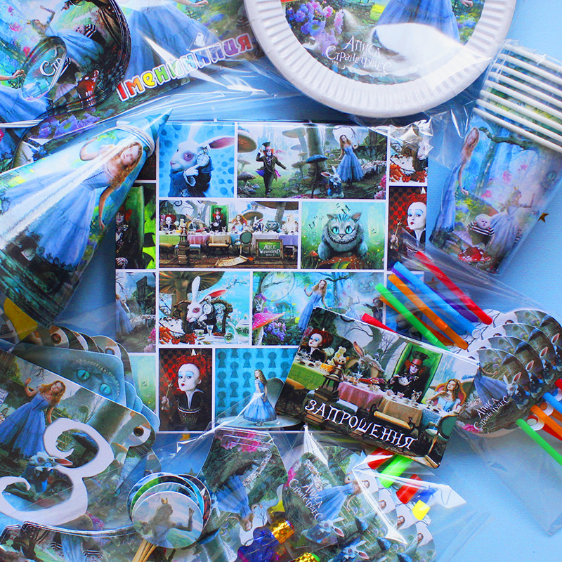 "Аліса " - Набір Прикрас на 8 персон (89 елементів декора), УКР, фото 1