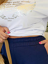 Легкий жіночий костюм, тканина "Льон" 48, 50, 52, 54, 56, 58, 60, 62 розмір 48, фото 2