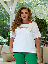 Легкий жіночий костюм, тканина "Льон" 48, 50, 52, 54, 56, 58, 60, 62 розмір 48, фото 2