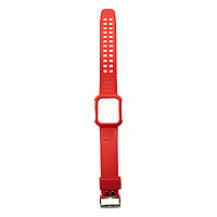 Ремешок для Apple Watch Band Silicone Shine + Protect Case 40/41 mm Цвет Red