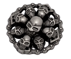 Прикраса КОНЧО 26мм СК-138 колір старе срібло