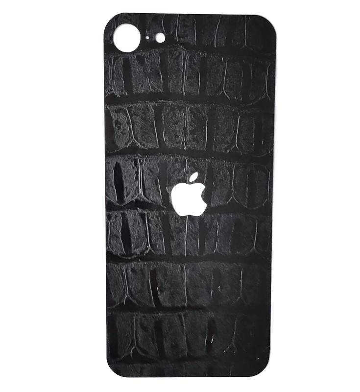 Захисна плівка-наклейка на кришку телефона для Apple iPhone 6/6s plus (5.5") Crocodile black