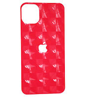 Захисна плівка-наклейка на кришку телефона для Apple iPhone 12 mini (5.4") Cat Eye Red