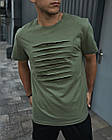 Чоловіча футболка літня Scout хакі камуфляжна бавовняна футболка на літо, фото 5