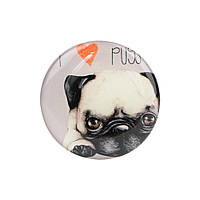 Держатель для телефона PopSocket Circle Цвет Pug 08 White