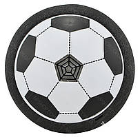 Футбольний м'яч футболайзер для дому з підсвіткою і музикою Hoverball чорний (1265)