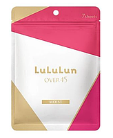 Антивозрастная маска для лифтинга и увлажнения зрелой кожи Over 45 Camelia Pink LuLuLun, 7 шт.
