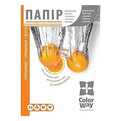 Фотопапір ColorWay PG230100A4 White А4, 100л, глянцевий, 230 г/м2