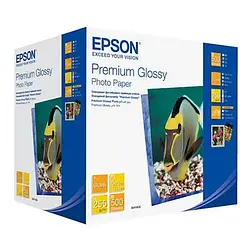 Фотопапір Epson C13S041826 White A6, 500л, глянцевий, 255 г/м2