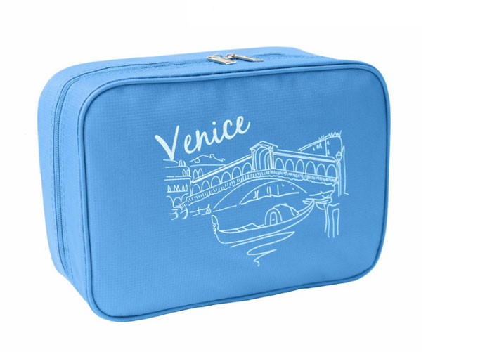 Дорожній органайзер для косметики "Venice". Блакитний, фото 1