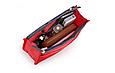 Органайзер для сумки Bag in Bag 28х17x10 см. Бордовий, фото 4