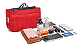 Органайзер для сумки Bag in Bag 28х17x10 см. Бордовий, фото 3