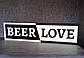 Світлова вивіска лайтбокс для Пивного магазину з акрилу та ПВХ, фото 6