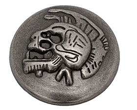 Прикраса КОНЧО 25 мм СК-042 колір стара срібло