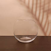 Круглий акваріум 11,4 л, ваза