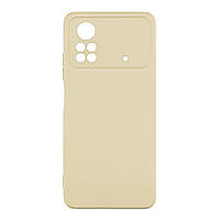 Чехол Full Case TPU+Silicone Touch No Logo для Xiaomi POCO X4 Pro 5G Цвет 11, Ivory