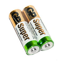 Батарейка GP Super Alkaline AA (LR6) 1,5V пальчиковая (пл-2 шт)