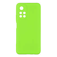 Чехол для Xiaomi Poco M4 Pro 5G Full Case No Logo with frame Цвет 40 Shiny Green