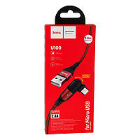 Кабель USB Hoco U100 Orbit Micro Цвет Красный