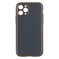 Чехол Leather Gold with Frame without Logo для iPhone 11 Pro Цвет 4, Grey