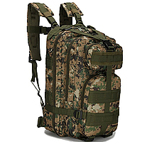 Тактический рюкзак военный с системой molle армейский пиксель хаки 25 литров