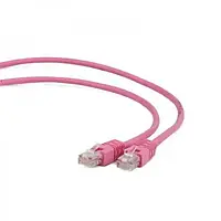 Патч-корд Cablexpert PP6-1M Pink FTP, литой, 50u" штекер с защелкой