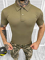 Тактическая футболка Single Sword coyot оригинал на лето, Армейская поло с коротким рукавом